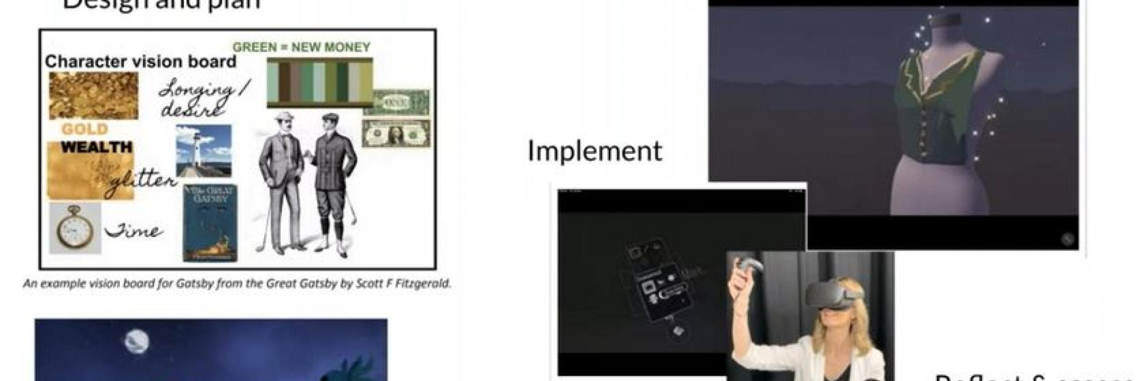 screen shot of VR experiences in classroom