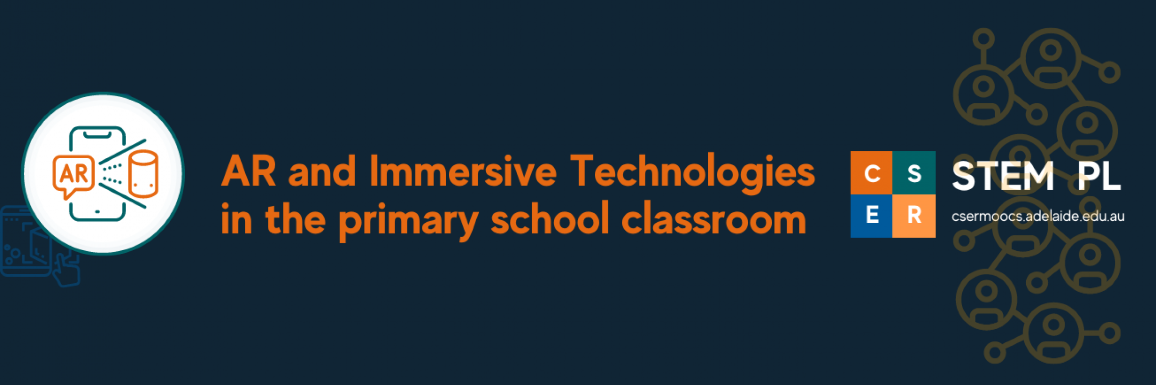 IMage saying AR & Immersive Technologies in the Primary Classroom