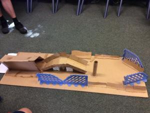 Obstacle courses for Sphero created from repurposed materials