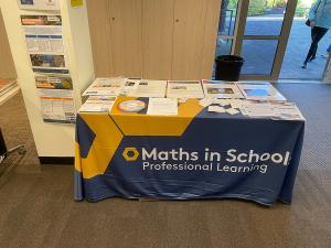 Tasmanian Maths Conference Maths in Schools table