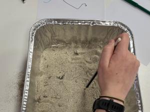 Making maps with sand