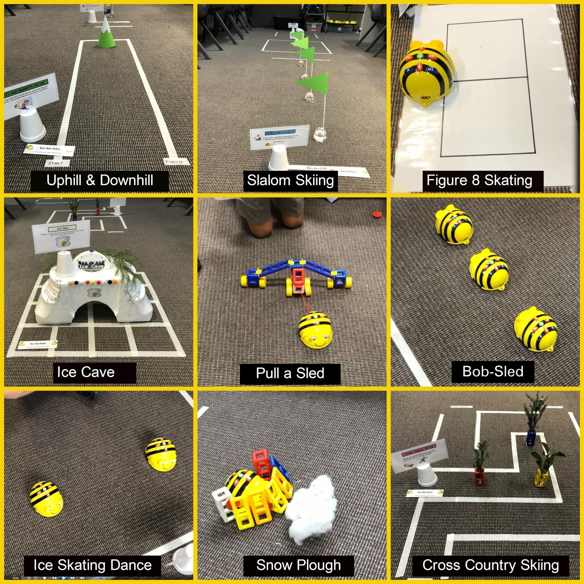Beebot activities collage