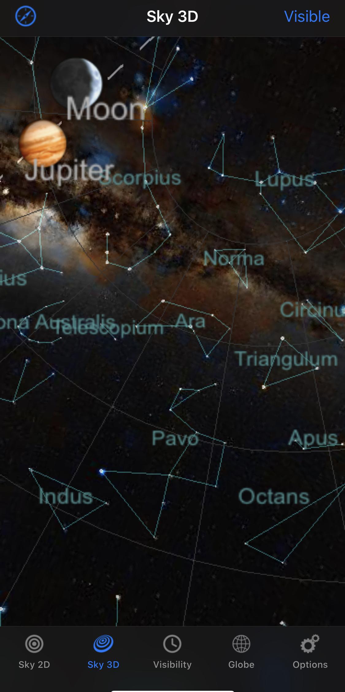 'Planets' App screenshot