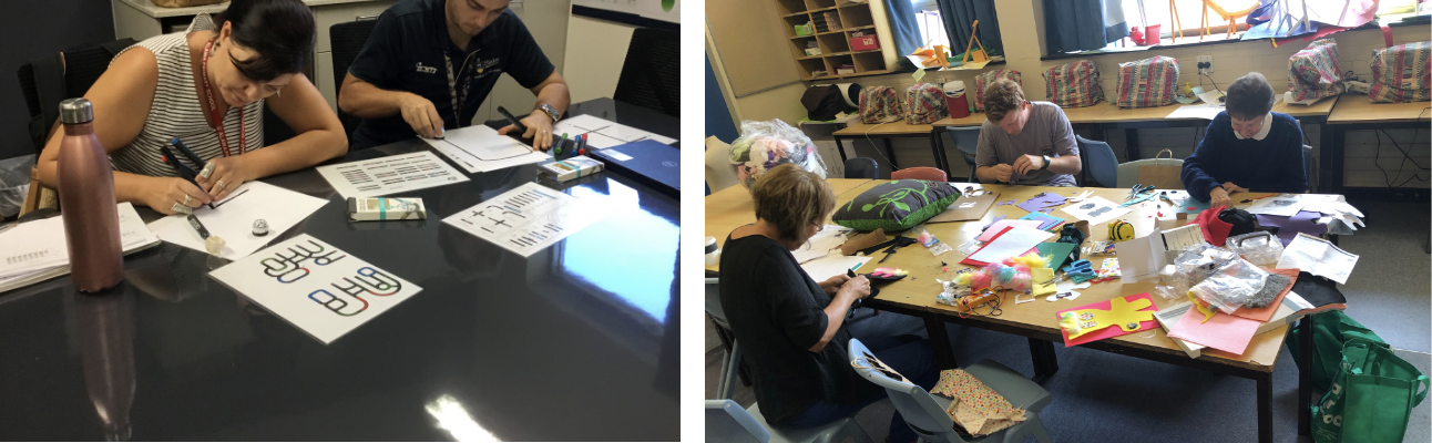 teachers in workshops