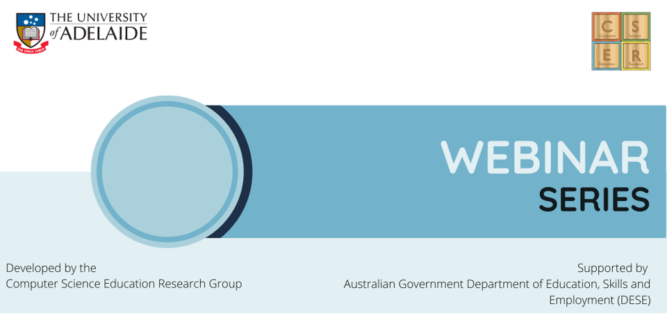 Cover page of CSER Slide deck for webinar presentations