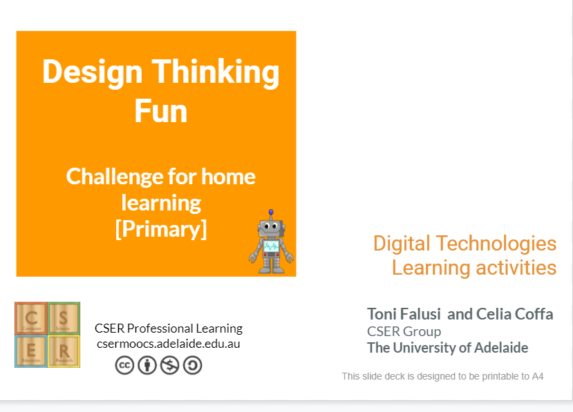 Design Thinking Challenge for home