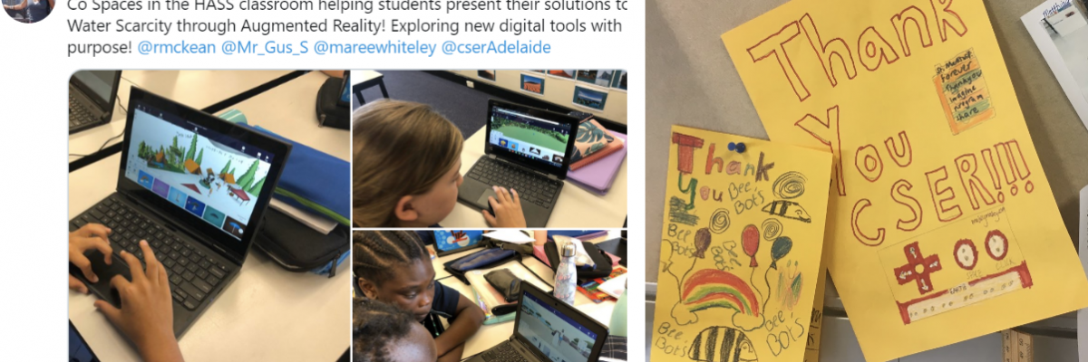 Teacher tweet and cards