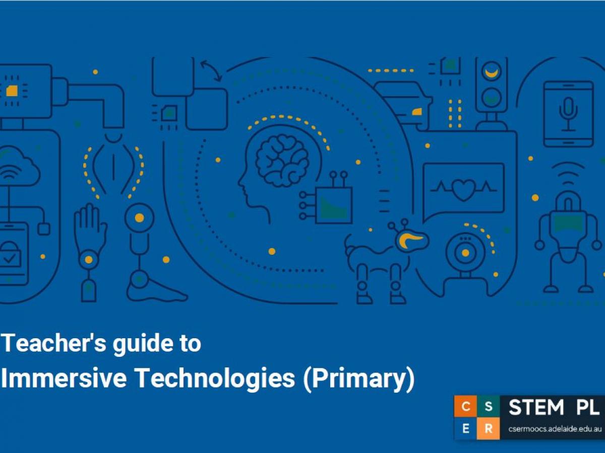cover of immersive tech teacher's guide primary