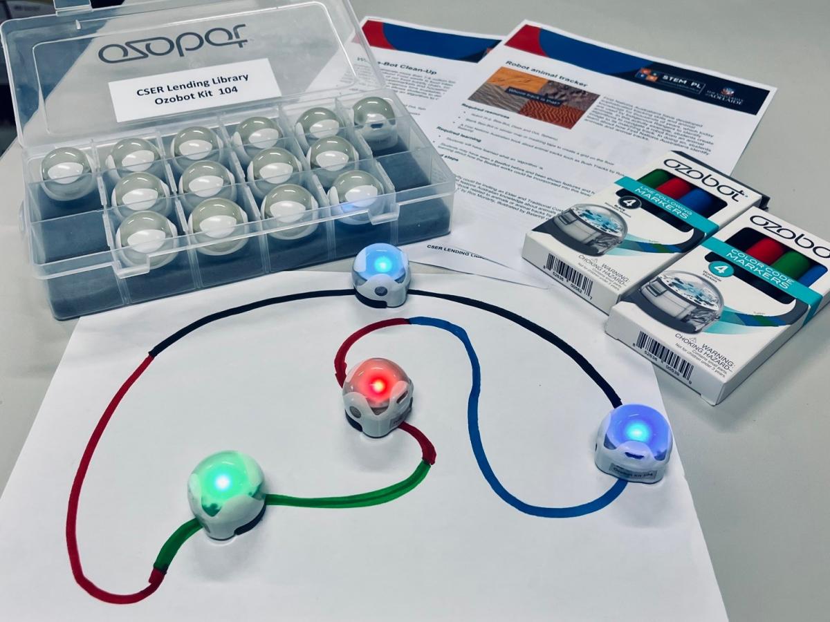 CSER Lending Library Ozobot kit