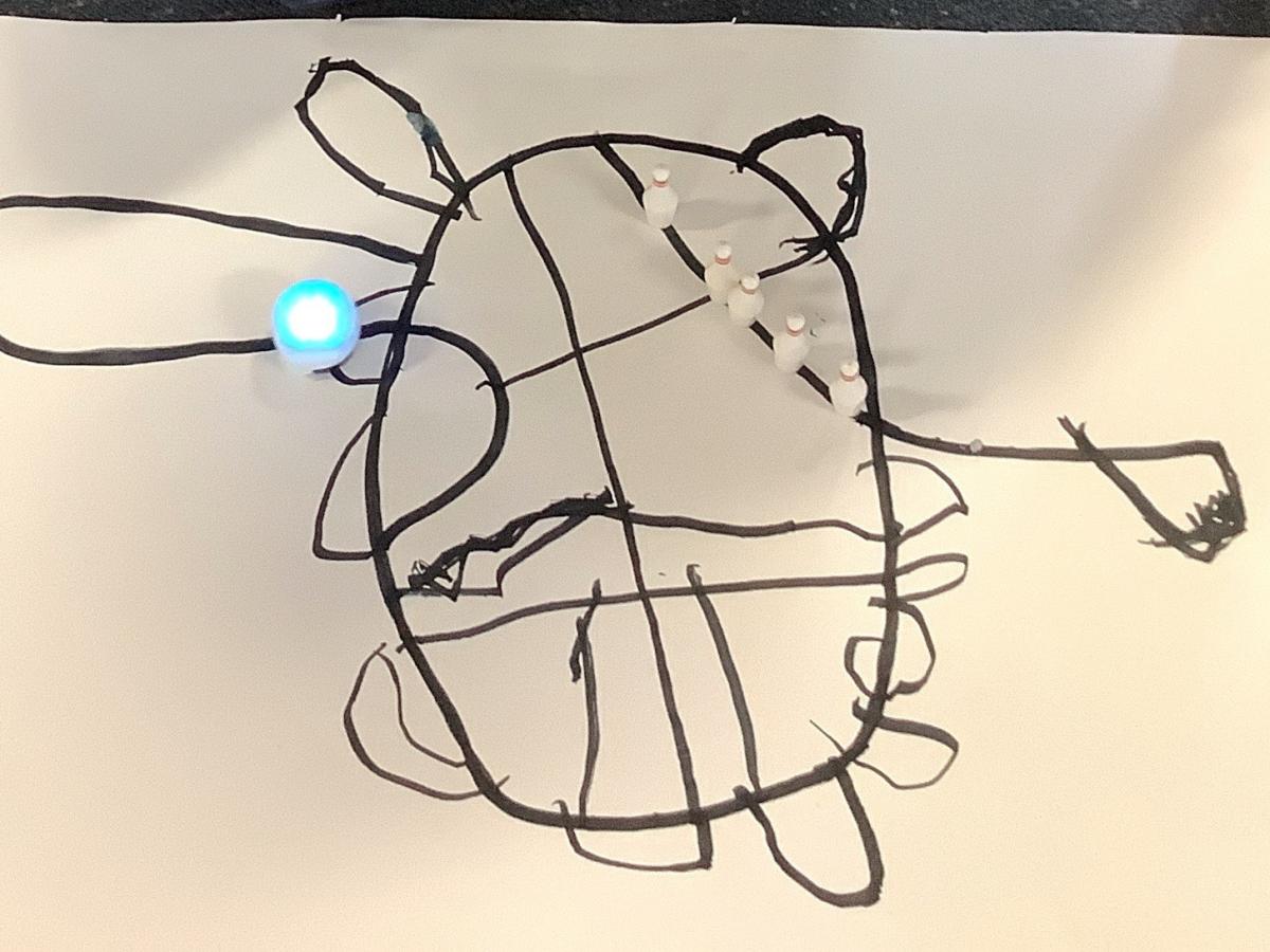 Kindergarten Ozobot mapping