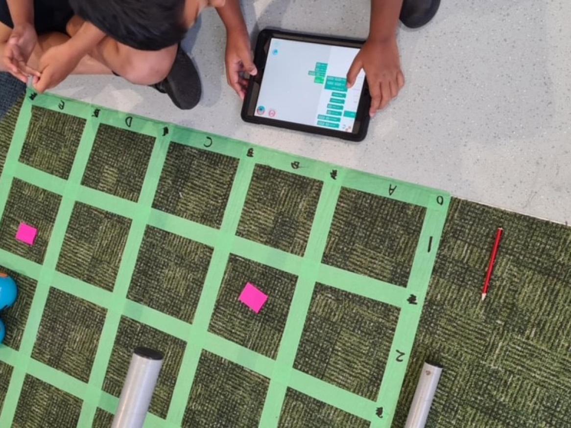 Classoom fun with CSER's Dash robots