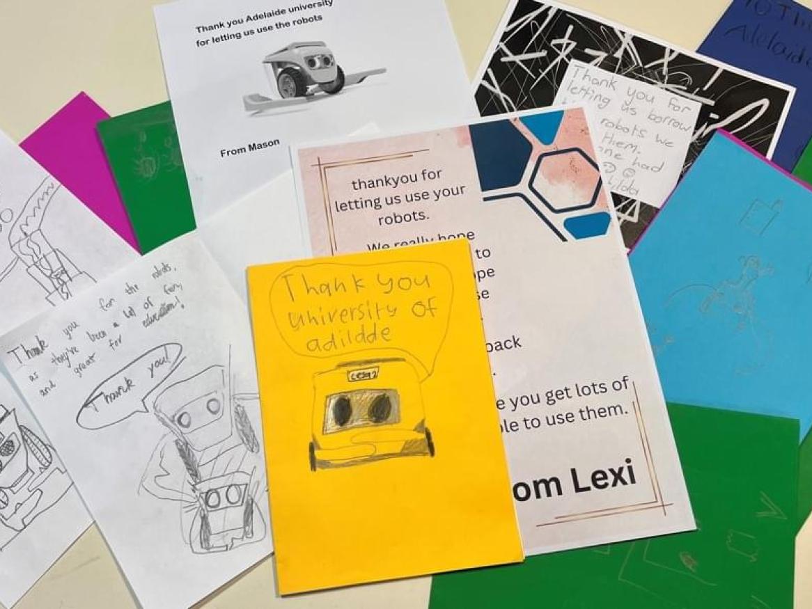 Library thank you cards